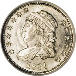 1831 H10C MS66 NGC. V-3, LM-7, R.2. Mostly brilliant w 