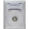 Image 1 : 1864 H10C PR65 Cameo PCGS. Delicate champagne toning g 