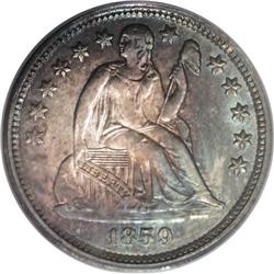 1859 10C MS66 PCGS. It appears that a substantial numb 
