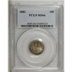 1882 10C MS66 PCGS. Although not readily identifiable 