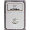 Image 1 : 1885 10C MS65 NGC. An essentially brilliant Superb Gem 