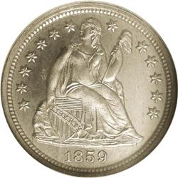 1859 10C PR66 NGC. This is one of our favorite type co 