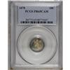 Image 1 : 1878 10C PR65 Cameo PCGS. A deeply reflective Gem with 
