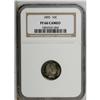 Image 1 : 1895 10C PR66 Cameo NGC. Lush, attractive toning in sh 