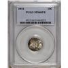 Image 3 : 1921 10C MS66 Full Bands PCGS. Lush, stunning toning i 