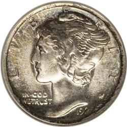 1925-D 10C MS65 Full Bands NGC. Sharply struck with st 