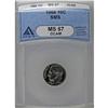 Image 1 : 1966 10C SMS MS67 Deep Cameo ANACS. This attractive pi 