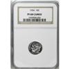 Image 1 : 1954 10C PR68 Cameo NGC. The lightly frosted devices c 