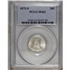 Image 1 : 1875-S 20C MS62 PCGS. MPD-003. The top of an 8 is nest 