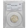 Image 3 : 1875-S 20C MS65 PCGS. MPD-003. The uppermost portion o 