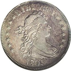 1805 25C AU55 ANACS. B-3, R.1. 