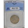 Image 1 : 1821 25C AU53 ANACS. B-1, R.2. Lightly worn and well s 