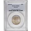 Image 3 : 1874-S 25C Arrows MS66 PCGS. Examples of this issue ar 