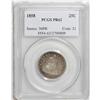 Image 1 : 1858 25C PR62 PCGS. A fully defined and deeply mirrore 