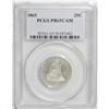 Image 3 : 1865 25C PR65 Cameo PCGS. The last year of issue for t 
