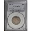 Image 3 : 1901-S 25C AG3 PCGS. Another heavily worn example of t 