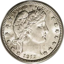 1912-S 25C MS66 PCGS. A brilliant Premium Gem example 