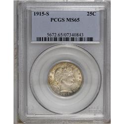 1915-S 25C MS65 PCGS. Despite its low mintage of 704,0 