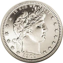 1909 25C PR67 NGC. A brilliant, deeply reflective, and 