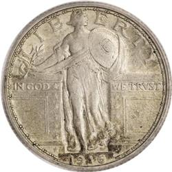1916 25C AU58 PCGS. Just 52,000 pieces of the 1916 Sta 