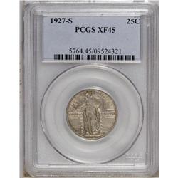 1927-S 25C XF45 PCGS. Few issues epitomize "condition 