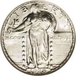 1928-S 25C MS67 Full Head NGC. Small S. This mintmark 