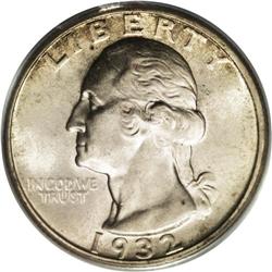 1932-D 25C MS64 PCGS. This elusive key date issue had 