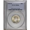 Image 1 : 1934-D 25C Medium Motto MS66 PCGS. Reddish-orange pati 