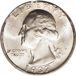 1937-S 25C MS67 PCGS. An outstanding example of this e 