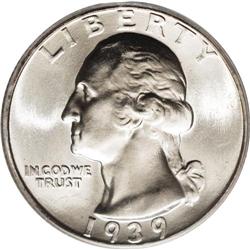 1939-S 25C MS67 PCGS. Ex: Patrick Mullen Collection. A 