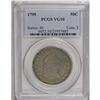 Image 3 : 1795 50C 2 Leaves VG10 PCGS. O-113, R.3. A large diagn 