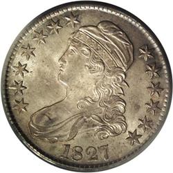 1827 50C Square Base 2 MS64 PCGS. O-107, R.3. Star 1 p 