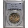 Image 3 : 1827 50C Square Base 2 MS66 PCGS. O-133, R.4. Orange-r 