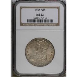 1832 50C Large Letters MS62 NGC. O-101a, R.1. The heav 