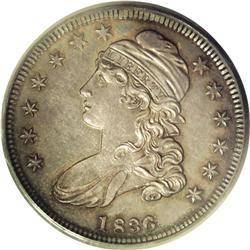 1836 50C 50/00 Lettered Edge PR65 PCGS. O-116, R.7 as 