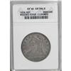 Image 1 : 1836 50C Reeded Edge--Cleaned--ANACS. XF45 Details. So 