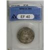 Image 3 : 1870-CC 50C XF40 ANACS. From the tiny mintage of 54,61 