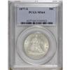 Image 3 : 1877-S 50C MS64 PCGS. An appealing, brilliant silver-w 