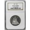 Image 3 : 1891 50C PR66 Cameo NGC. Fully struck, except for the 