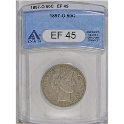 1897-O 50C XF45 ANACS. One of the many issues with min 