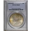 Image 1 : 1878 8TF S$1 MS65 PCGS. VAM-16. Orange and lemon tonin 