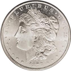 1878 7TF S$1 Reverse of 1879 MS64 Deep Mirror Prooflik 