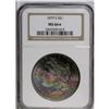 Image 3 : 1879-S S$1 MS66 S NGC. Vivid forest-green, ruby-red, 