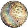 Image 1 : 1879-S S$1 MS67 S NGC. Apple-green, golden-brown, and 