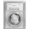 Image 1 : 1879-S S$1 MS63 Prooflike PCGS. Lightly frosted device 