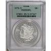 Image 1 : 1879-S S$1 MS65 Deep Mirror Prooflike PCGS. Spectacula 