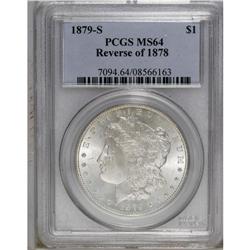 1879-S S$1 Reverse of 1878 MS64 PCGS. Nicely struck an 