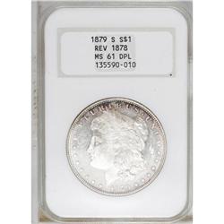 1879-S S$1 Reverse of 1878 MS61 Deep Mirror Prooflike 