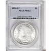 Image 1 : 1880-CC S$1 MS64 PCGS. VAM-3. A dash, presumably the b 
