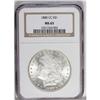 Image 1 : 1880-CC S$1 MS65 NGC. A solidly struck and lustrous Ca 